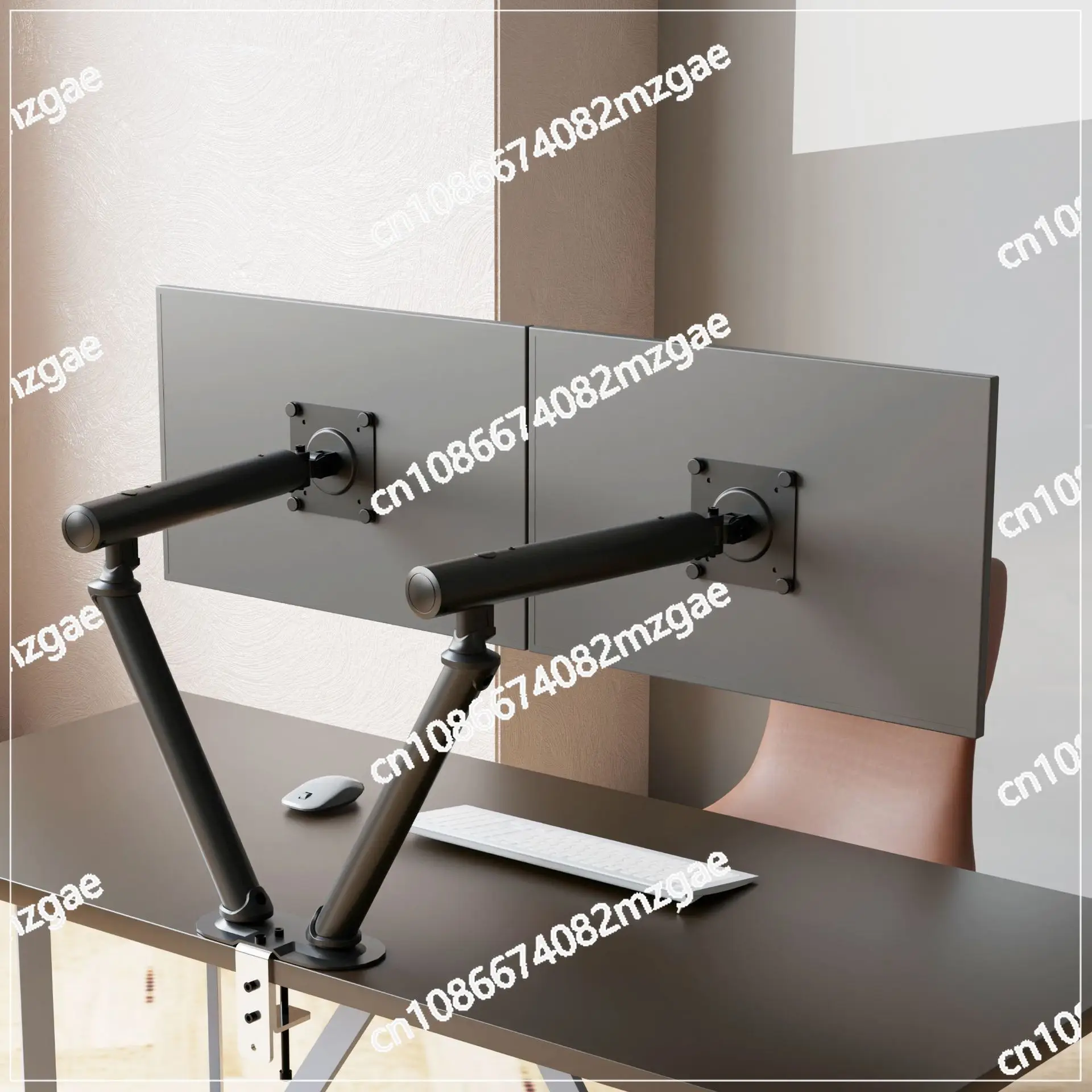 Dual screen computer monitor 17-34 inch bracket desktop lifting telescopic universal arm bracket