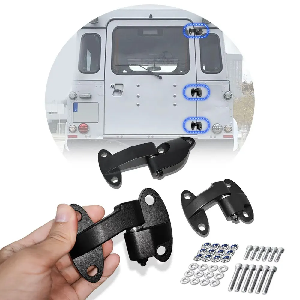 

Car Parts Machining Aluminum alloy Doors Hinge for Old Land Rover Defender 90 110 130