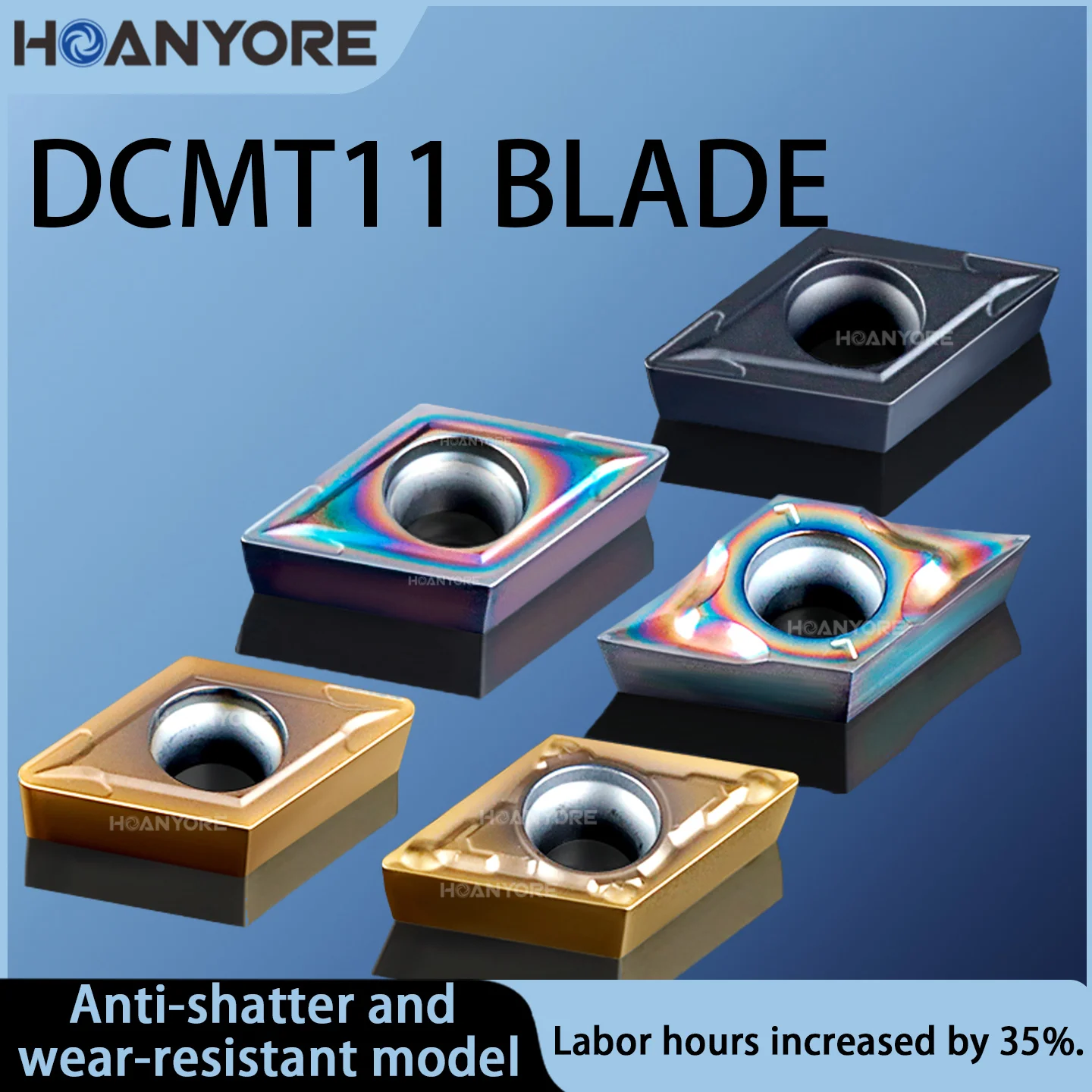

CNC lathe blade, stainless steel inner hole alloy blade, DCGT11 outer circular lathe blade, DCMT11T304 steel component