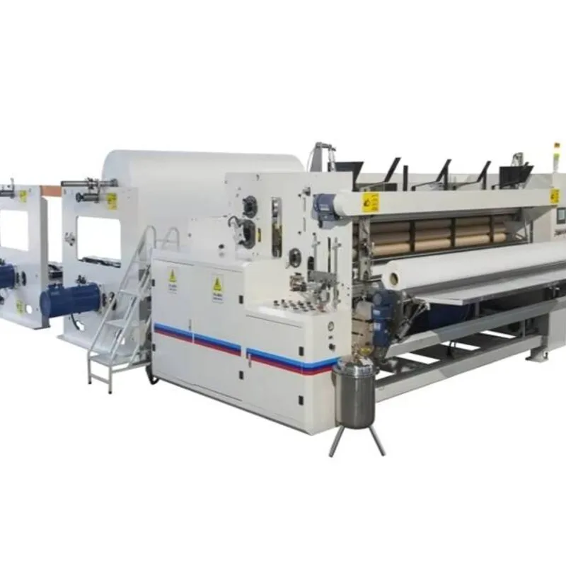 Fully Automatic Toilet Paper Production Line Paper Making And Rewinding Machine