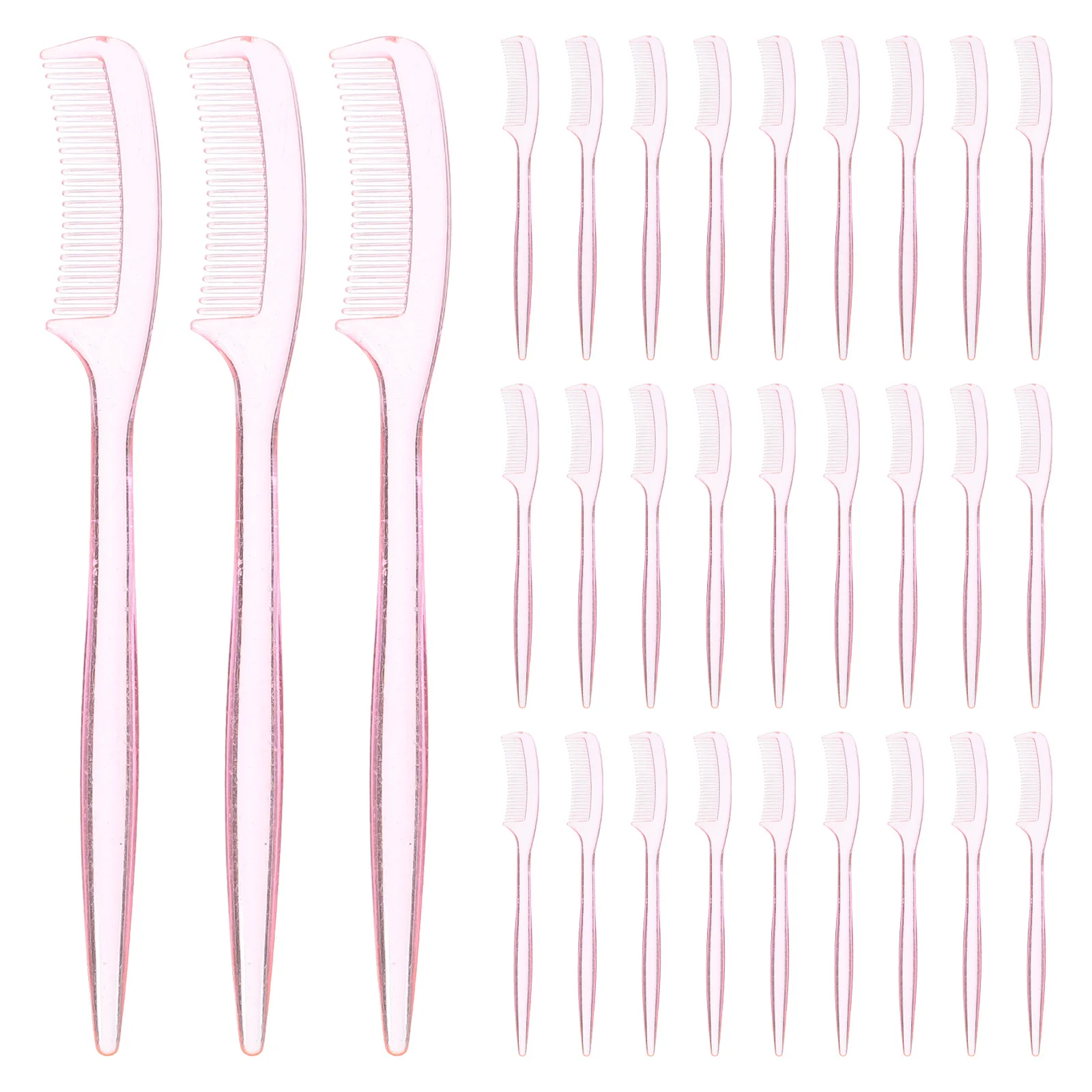 Peigne à cils en plastique, outil de maquillage professionnel, léger, Durable, réutilisable, définisseur de sourcils, brosse à Mascara, 30 pièces