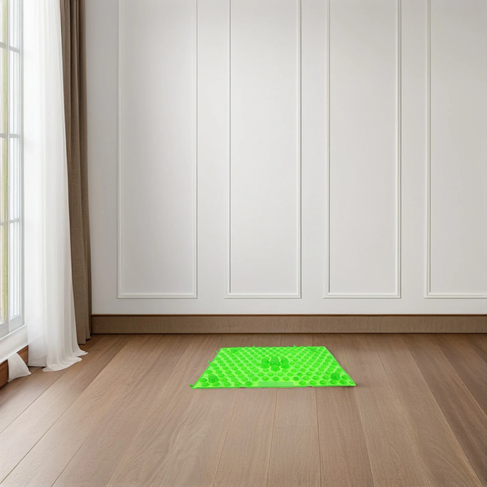 

Reflexology Foot Massage Pad Tpe Acupressure Mat For Blood Circulation Stress Relief Fatigue Reduction Connectable