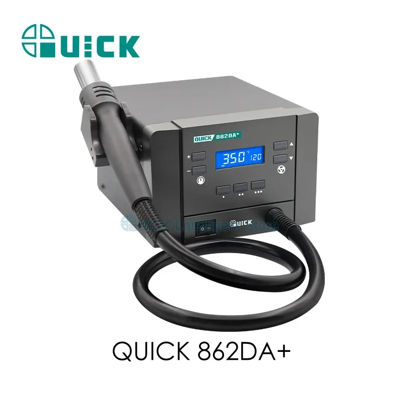 Soldering Stations QUICK 862DA+ Hot Air Gun Rework Stations Heat Gun welding station Hot Air Disassembly For BGA SMD Repair