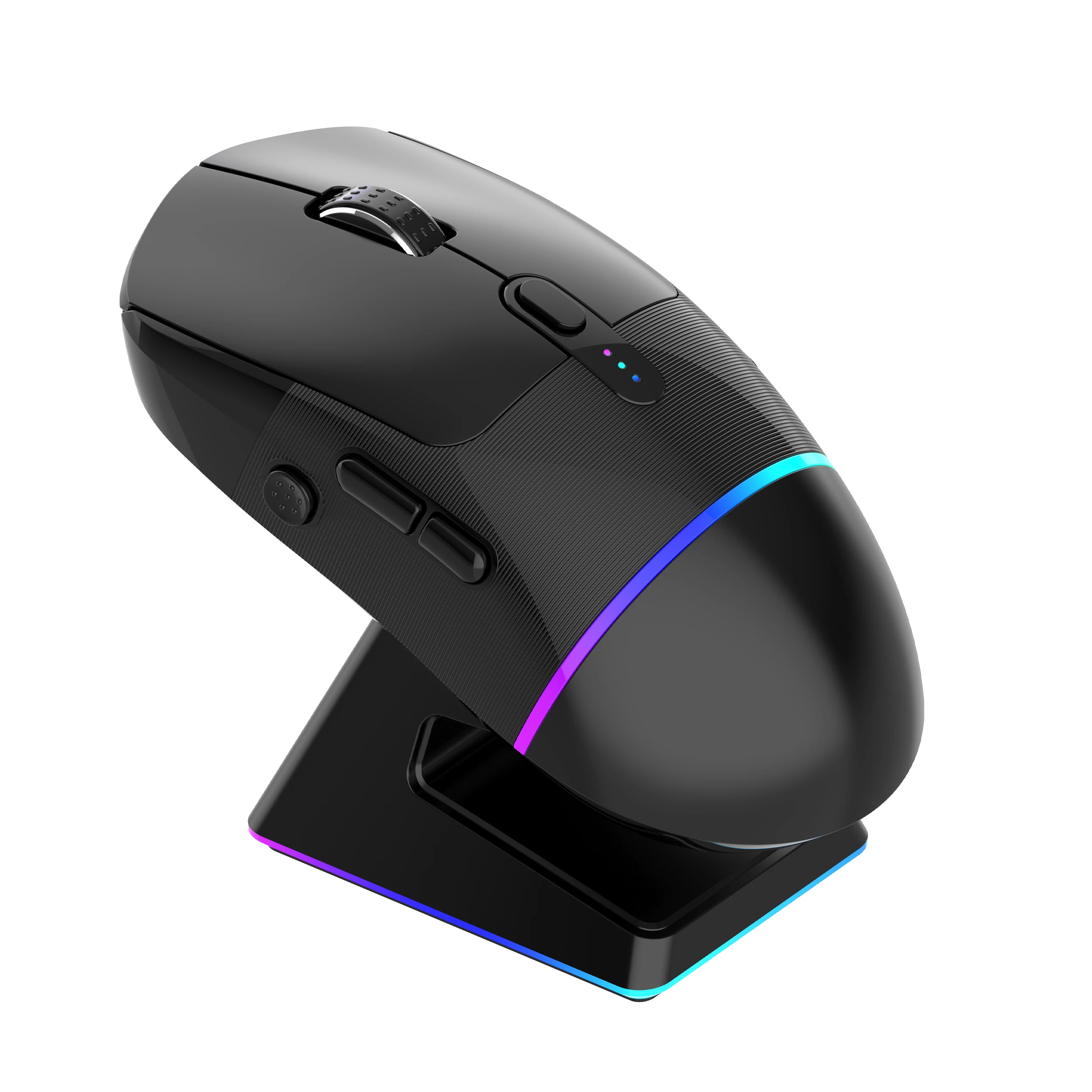 

RECHARGEABLE GPW Wholesale Wireless Mouse Laptop 9D Wireless Vertical Ergonomic Mouse with RGB Light