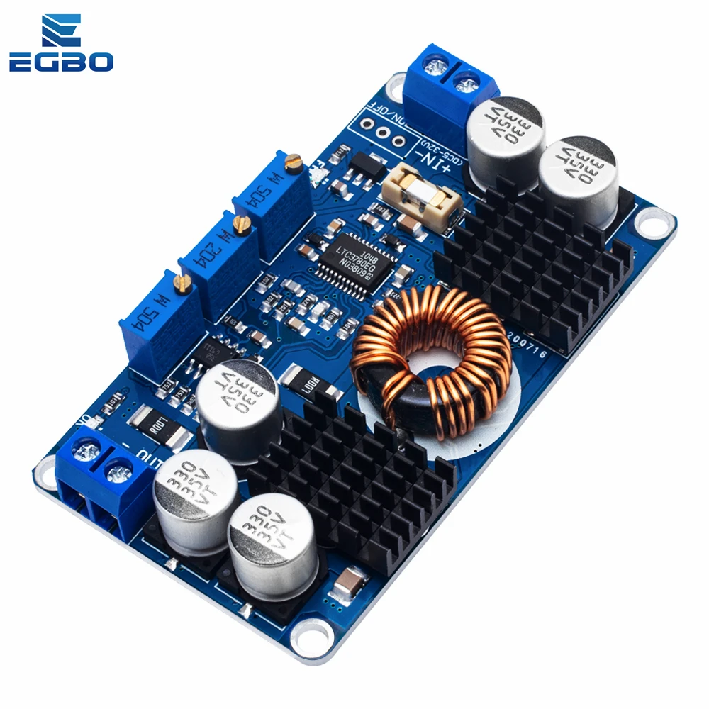 1~10PCS EGBO LTC3780 DC-DC 5-32V to 1V-30V 10A Automatic Step Up Down Regulator Charging Module Power supply module