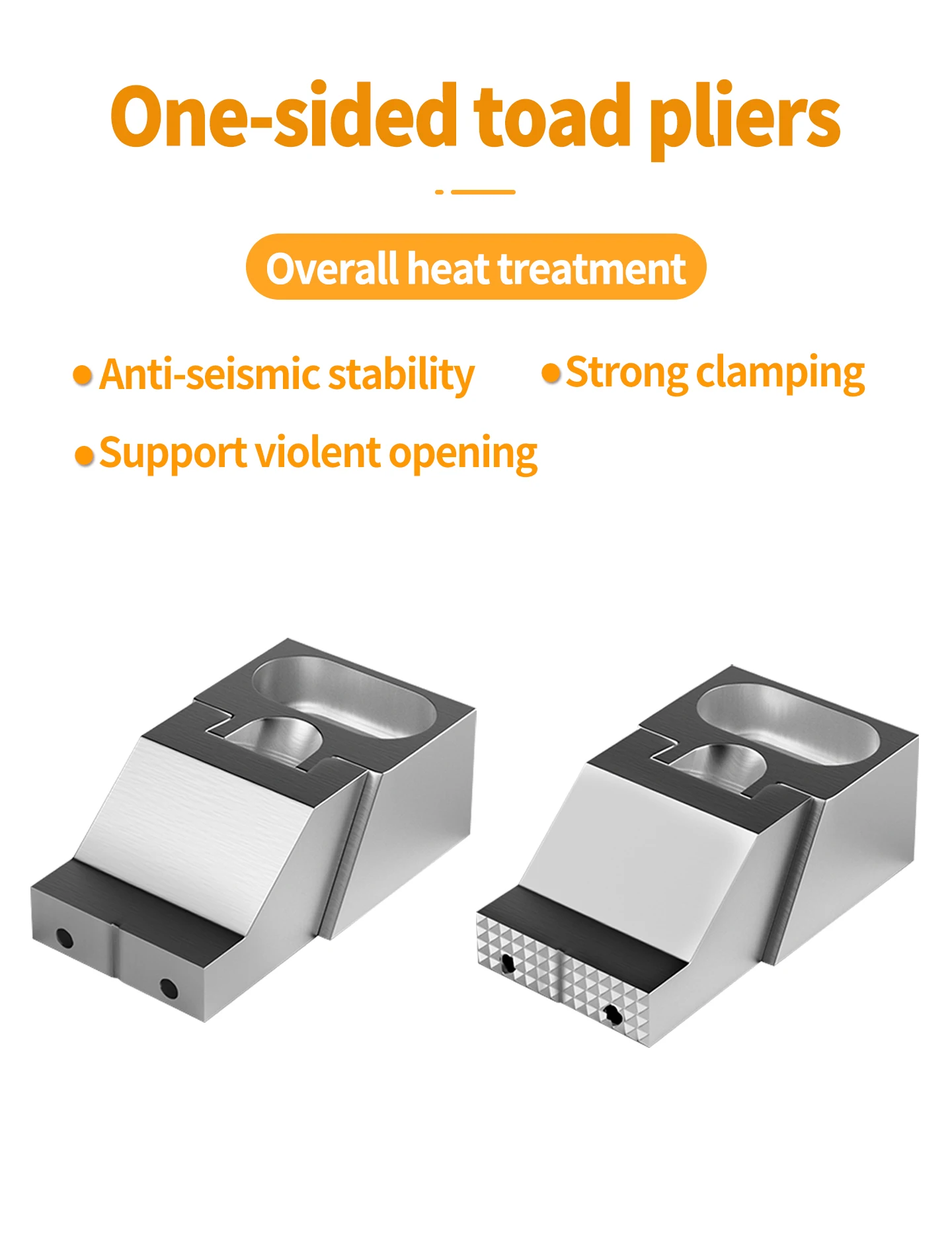 CNC Machining Center OK Fixture, Side-Fixed Wedge Fixture, Multi-Station Unidirectional Frog Clamp M6 M8 M10 M12, Anti-Torsion