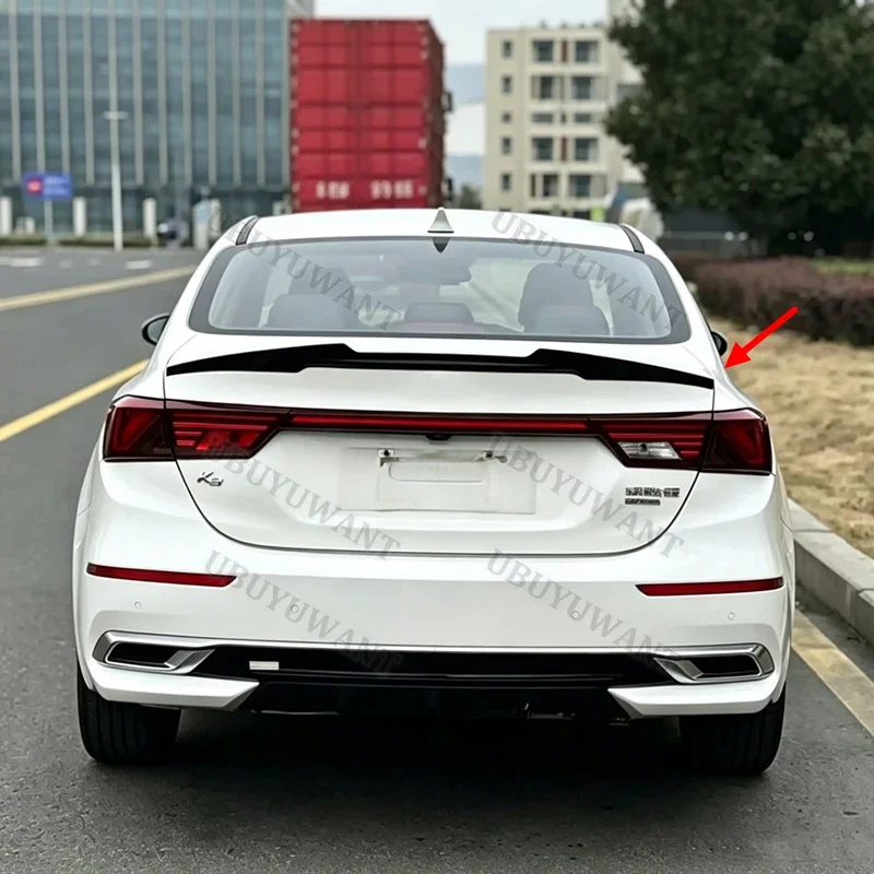 For Kia K3 Cerato Forte Sport GT 2019 20 21 22 23 2024 Trunk Spoiler Roof Lip Kit Car Rear Spoiler Wing Exterior Kit
