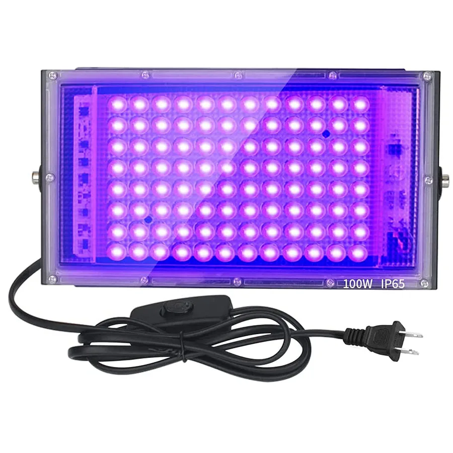 

300W UV Curing Ultraviolet Lamp 395nm For Circuit Board Repair Shadowless Glue Green Oil Photosensitive Resin 3D Printing