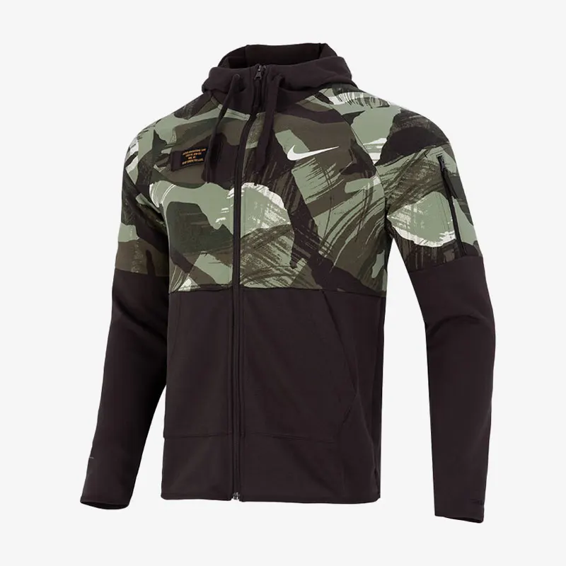 

Nike genuine Men's Camouflage Print Hooded Pocket Sport Jacket DQ4791-220