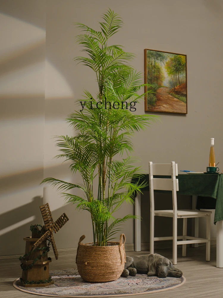 XL Simulation Palm Tree Phoenix Tail Fake Trees Window Greenery Bonsai Decoration Decoration