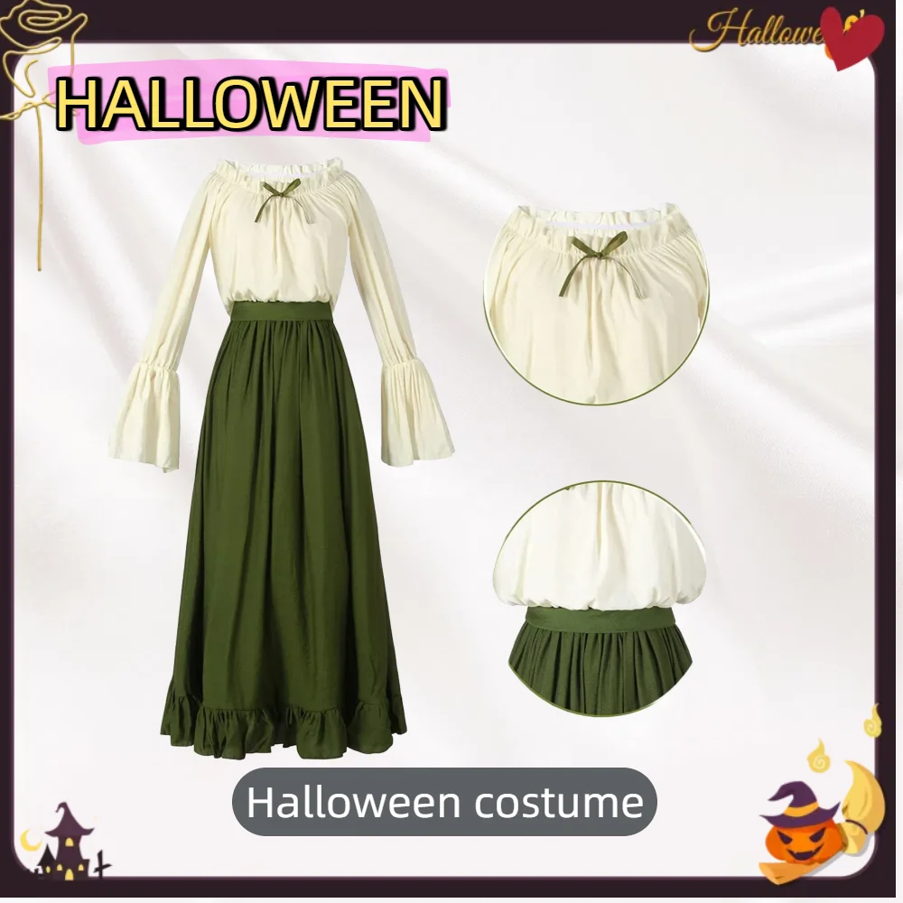 

Женское платье в стиле Ренессанс, винтажное средневековое платье для косплея на Хэллоуин для женщин