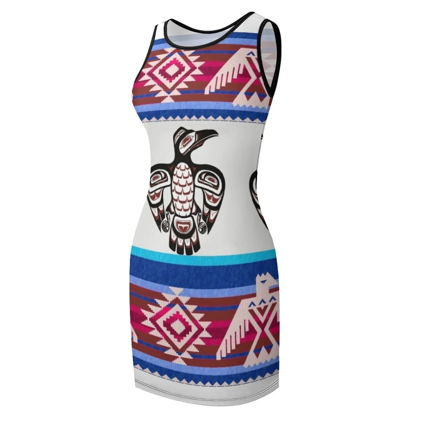 Thunderbirds t-shirt design sans manches robe d'été robe de soirée élégante pour les femmes 2025 robes de soirée de luxe 2025 robe de soirée