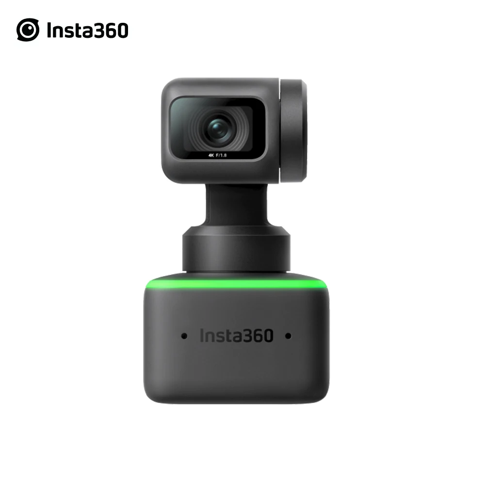 

Insta360 Link - 4K Webcam with 1/2" Sensor, AI Tracking, Gesture Control, HDR, Noise-Canceling Microphones, Specialized Modes