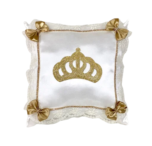 High Quality Modern Custom Pillow Luxury Wholesale Custom Portable Newborn New Design Baby Gold Cushion Jewelry Cushionwholesale