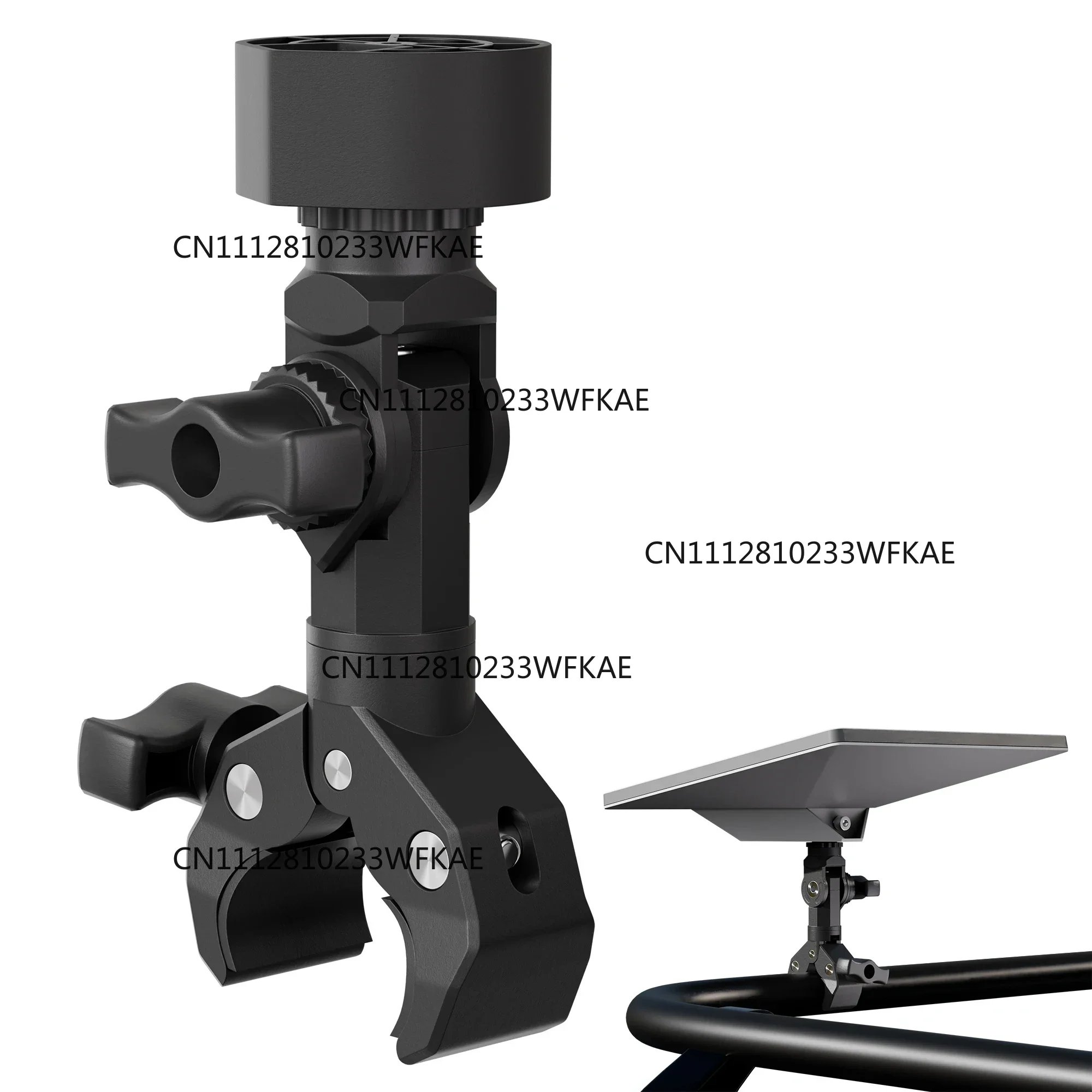 Starlink Mini Clamp Mount Adjustable Universal Pole Clamp 2024/2025 Starlink Mini Mount with Pipe Adapter Compatible for RV Boat