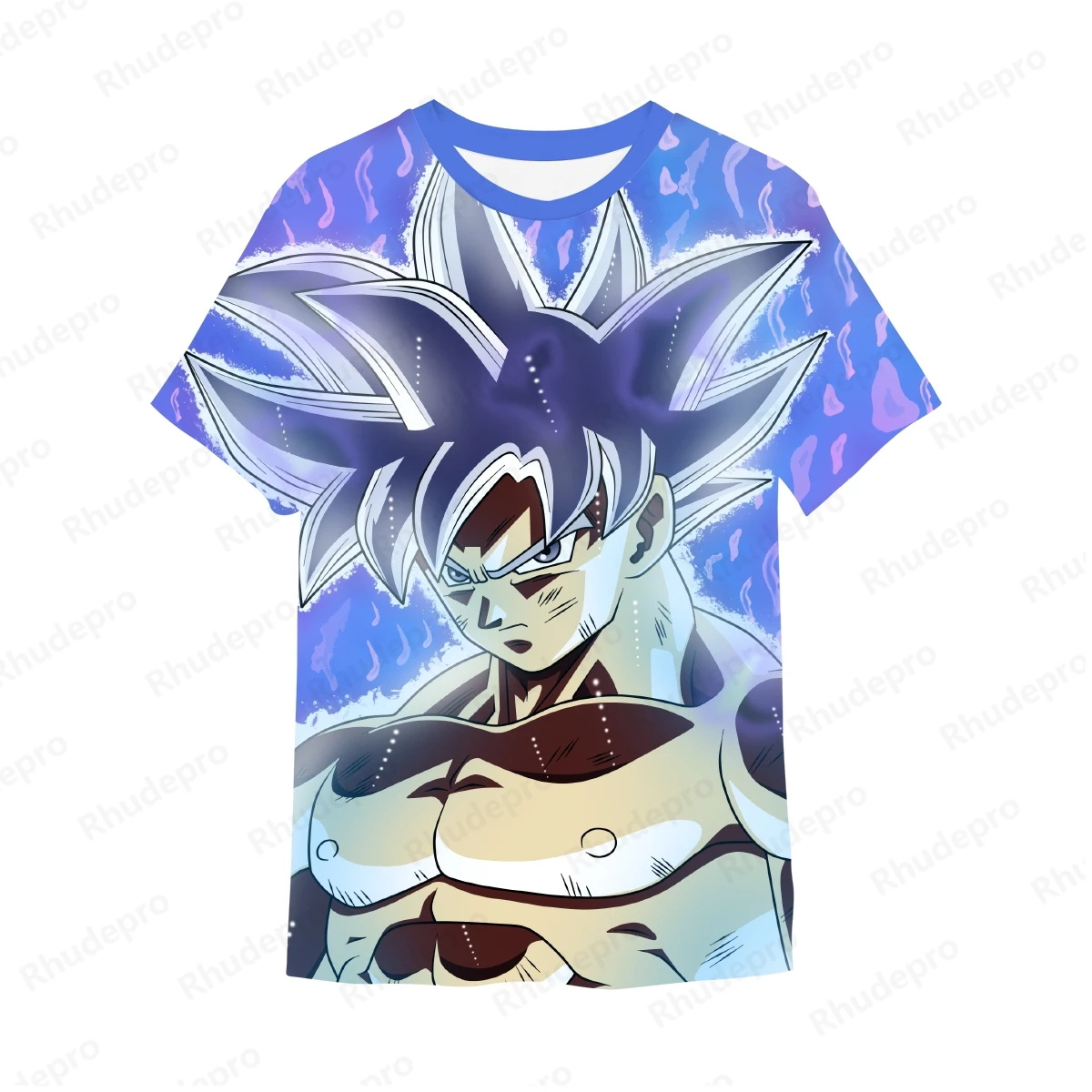 2024 Summer Men New Hot Dragon ball Goku Vegeta All Over Print Cosplay Children Street Short sleeve T-Shirts Unisex Top