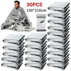 Emergency Blanket Outdoor Survive First Aid Military Rescue Kit Windproof Waterproof Foil Thermal Blanket for Camping