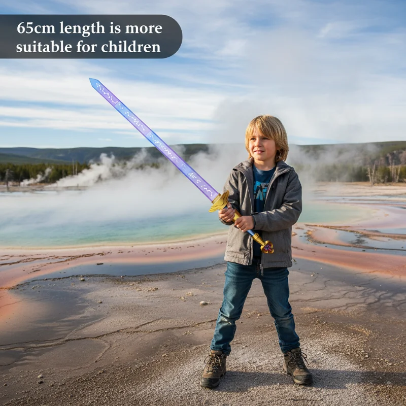 

Новый градиент цвета 3d печать Ролевая игра Руми космическая команда окружающий меч Руми реквизит для косплея карнавальный костюм детский подарок