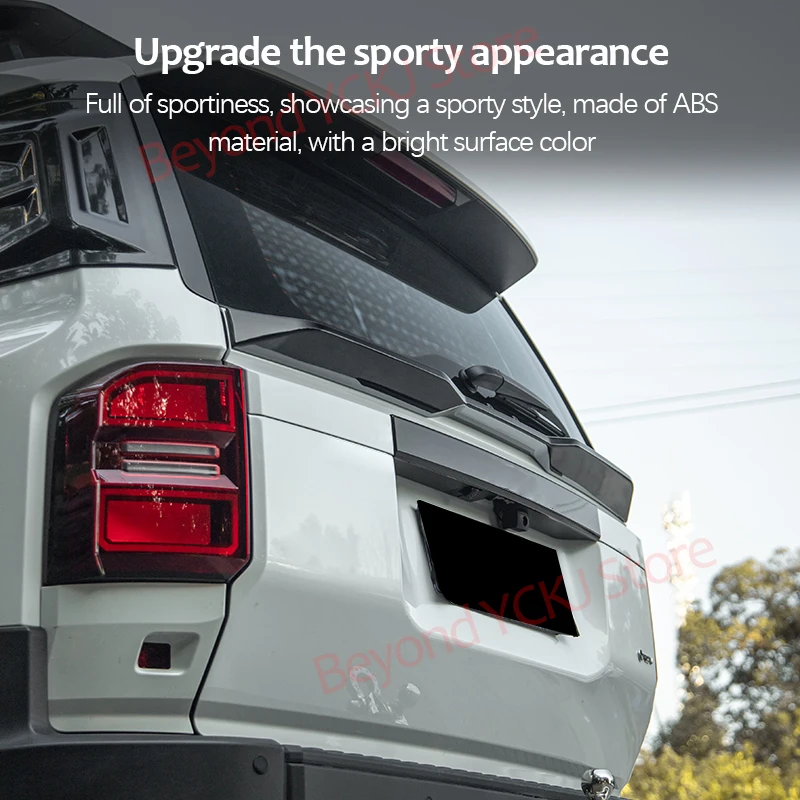 Middle Wing Tail For Toyota Land Cruiser 250 Prado Lc250 2024 2025 Trunk Spoiler Deck Lid Middle Spoiler Styling Rear Tail Wing