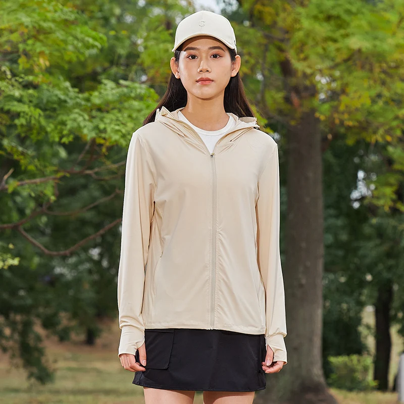 UPF100+ Ice Silk Sun Protection Hoodie Long Sleeve Anti UV Fishing Outdoor Breathable Sunscreen Jacket