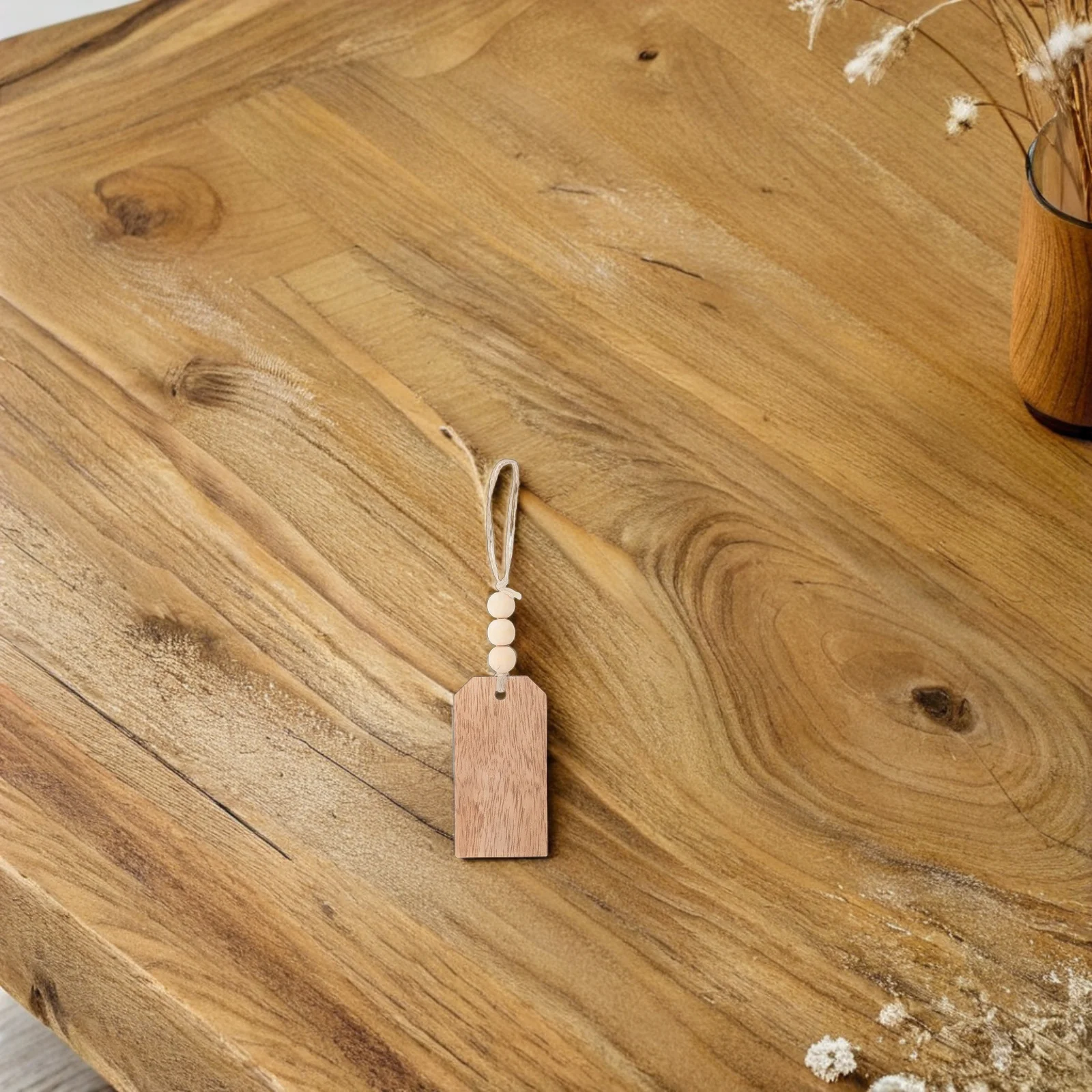 

10Pcs Wood Stocking Tags Rustic Farmhouse Hanging Unfinished Wood Pieces for Xmas Home Decor DIY Craft Ornaments