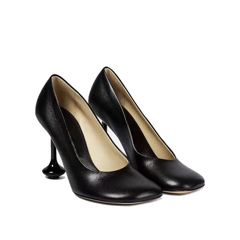 2025 Designers de luxe fête femmes talons hauts robe blanche pompes concepteur talon étrange Stiletto Sexy mariage unique chaussures femme 2025 Designers de luxe fête femmes talons hauts robe blanche pompes concepteur talon étrange Stiletto Sexy mariage unique chaussures femme