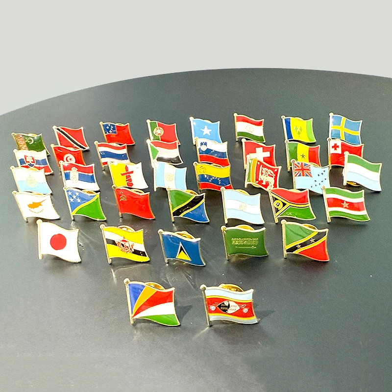 Broszka z flagą Portugalii Narodowe przypinki do klapy Przypinki do klapy z flagą Przypinka z flagą kraju