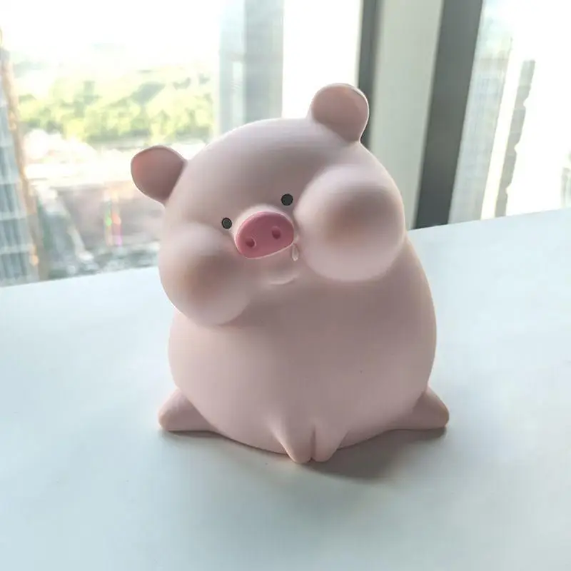 어린이용 깨지지 않는 귀여운 레진 저금통, 현금 저축용 데스크탑 가정 장식 (침실, 거실, 서재용)