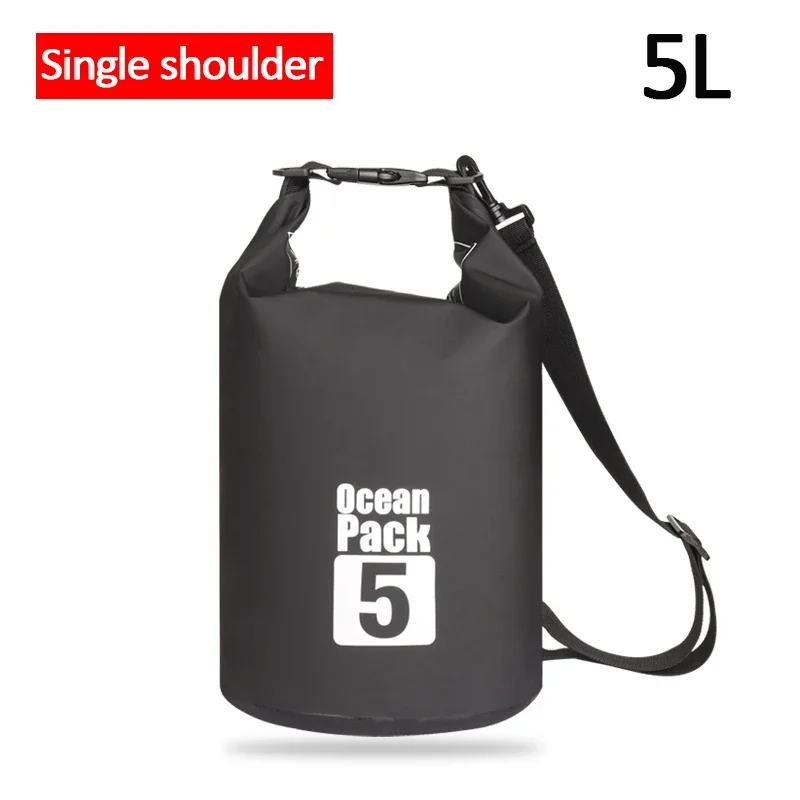 Wasserdichter PVC-Trockensack für Damen und Herren, 2 l/5 l/10 l/15 l/20 l/30 l, Outdoor-Sport-Aufbewahrungstasche für Kajakfahren, Bootfahren, Angeln, Schwimmen