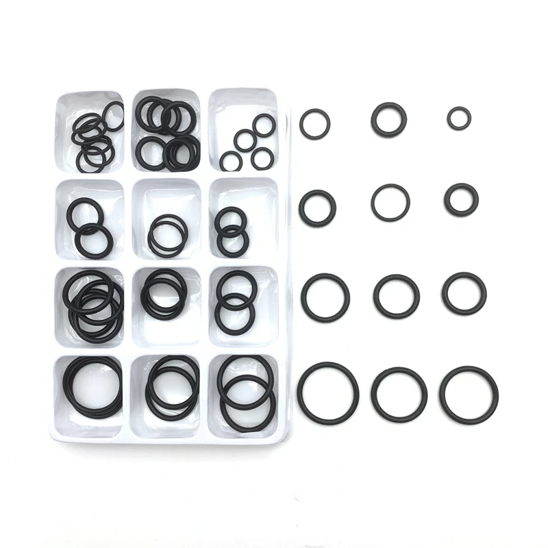 50Pcs Rubber Assortment O-ring NBR Repair Kit Faucet Sealing Valve Waterproof machine oil-resistant gasket kit