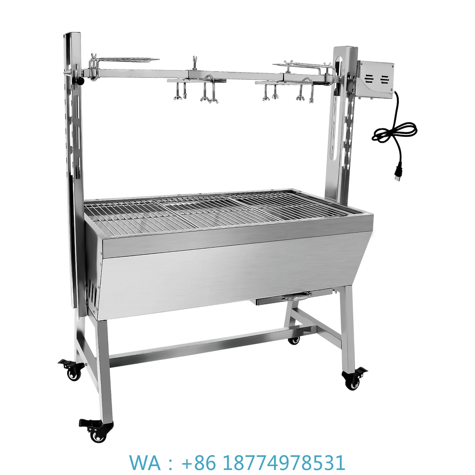 

Lamb Skewer Roast Chicken Outdoor Charcoal Rotisserie Roast Lamb Bbq Grill Machine Suckling Pig