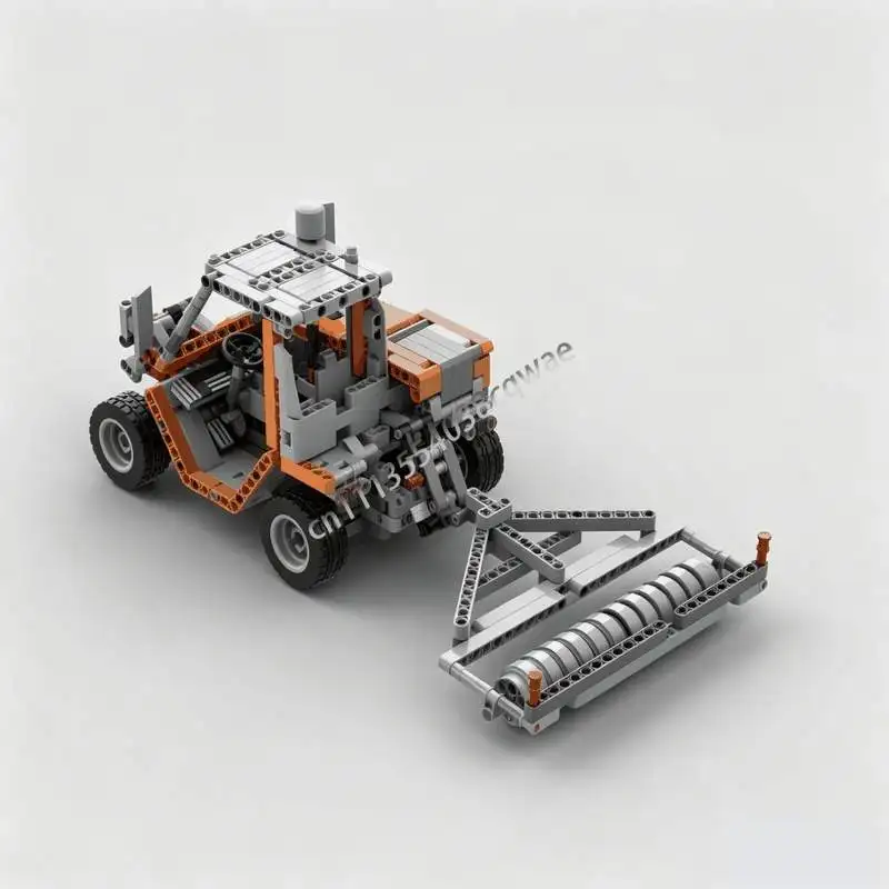 1931 PCS Slope Tractor Equipment Model Custom Puzzle Vehicle Building Blocks DIY Assembly Creative Educational Toy Gift Display