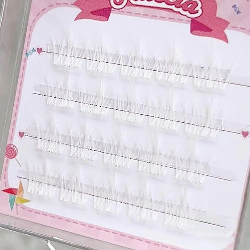 NEW Colored Eyelash Clusters Manga Lashes Colored False Eyelashes Natural Long Faux Bunche Makeup Wholesale
