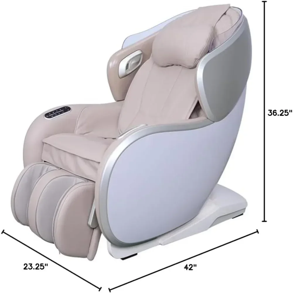 Zero Gravity Massage Chair, SL Track, Wireless Remote, Movement Detection, Compact Design, Heated Massage Chair