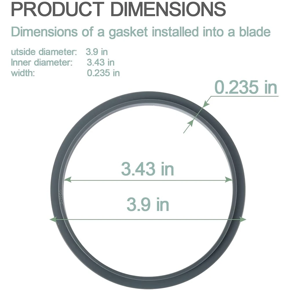 Replacement Parts, 6 Pcs Gasket Replacement, Gasket Accessories Replacement Parts for Pro Blender 900W