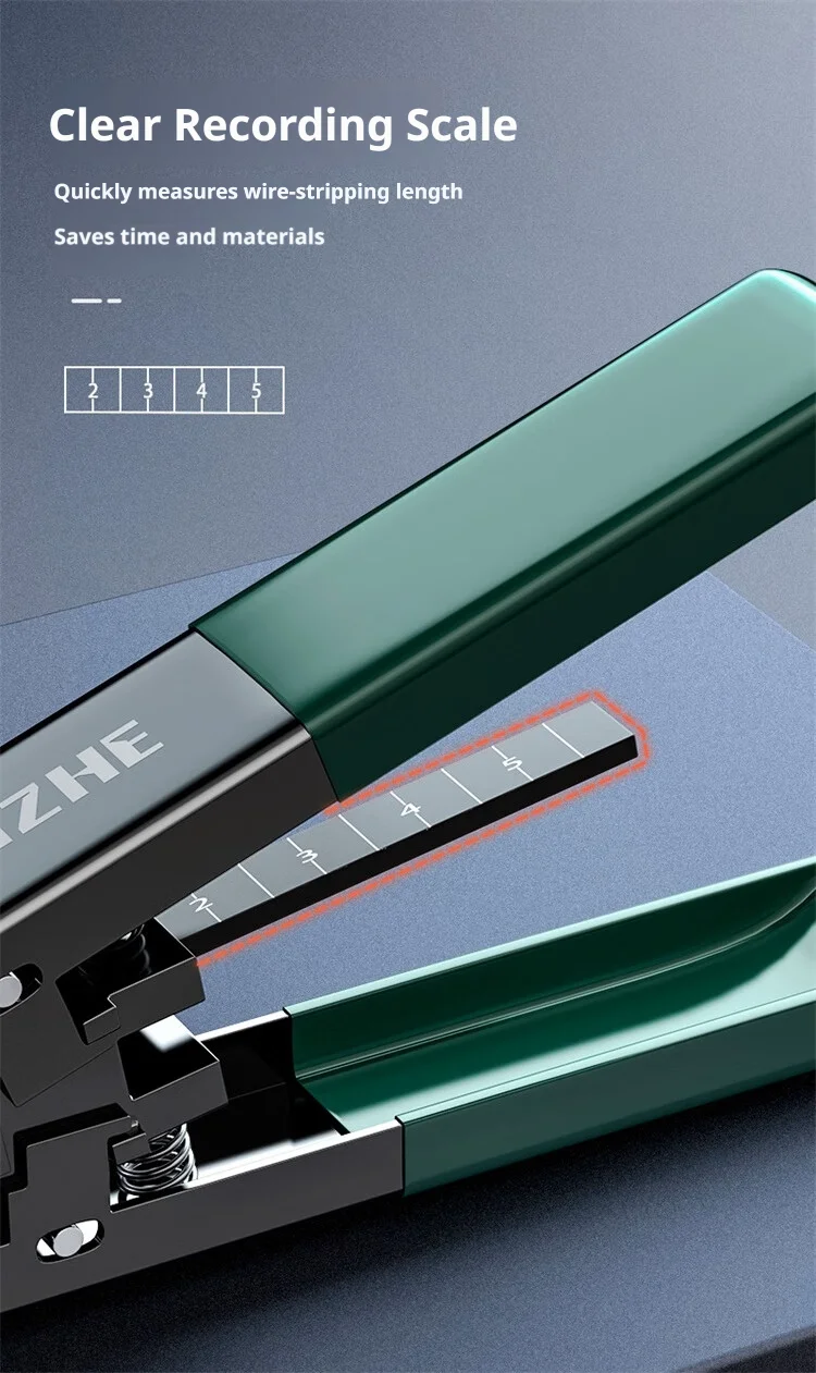 SAMZHE Glasfaser-Abisolierwerkzeug FTTH Glasfaserkabel-Abisolierer Optische Zange Drop-Abisolierer Glasfaserkabel-Abisolierer – Detail 6
