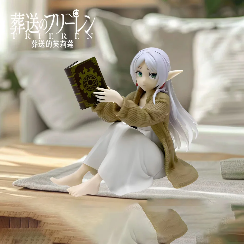 Frieren Beyond Journey's End Frieren figura de Anime escritorio lindo sin traje de noche figura de acción de Frieren estatuilla