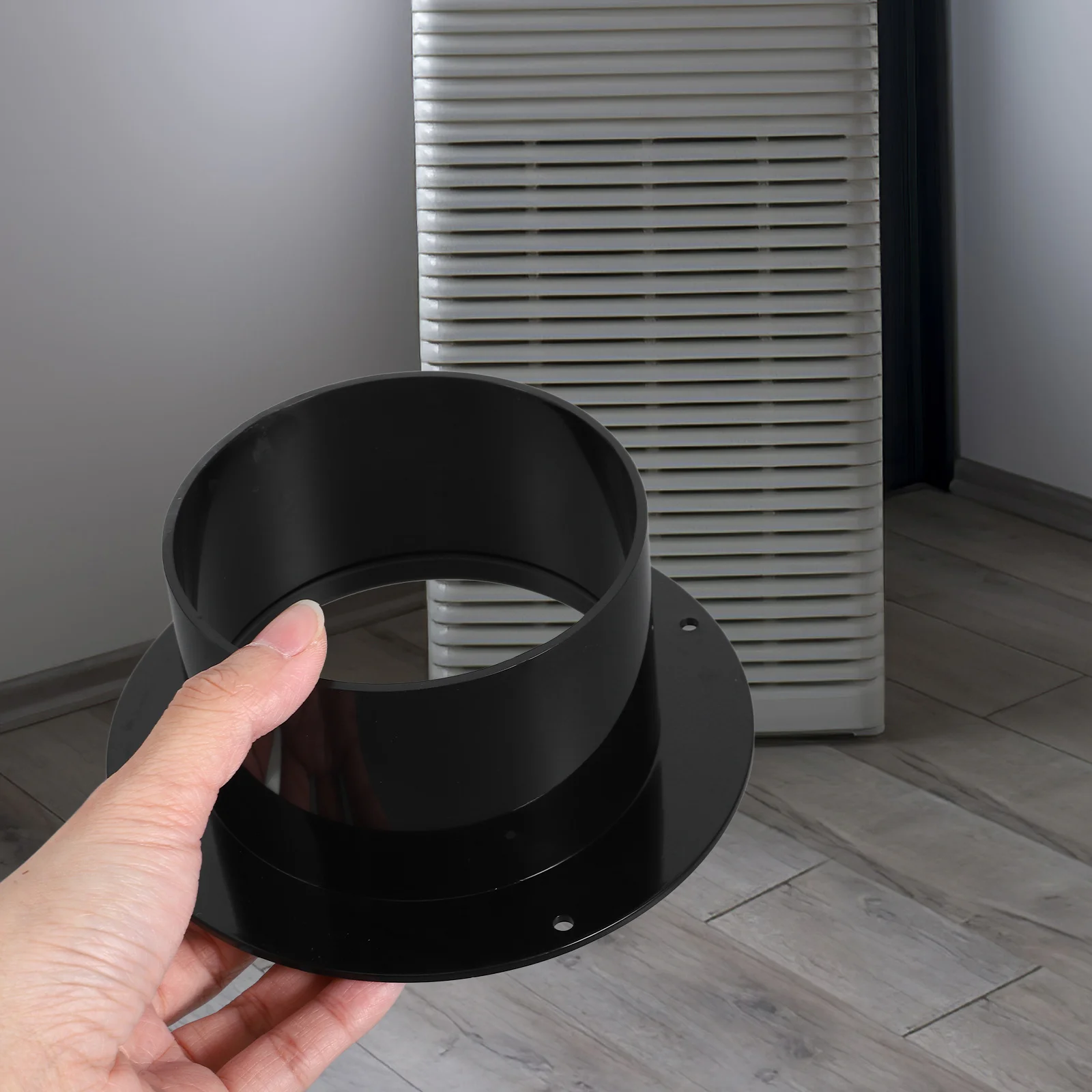 Round Flange Air Vent ABS Plastic Duct Connector for Enhanced Airflow in Residential and Commercial Spaces Air Conditioner