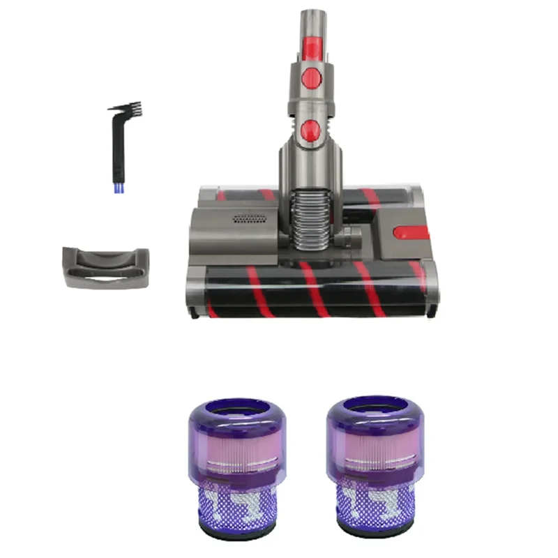 

A17F-For Dyson Omni-Glide SV19 Robot Vacuum Replacement Soft Replacement Soft Roller Cleaner Head Double Roller Brush