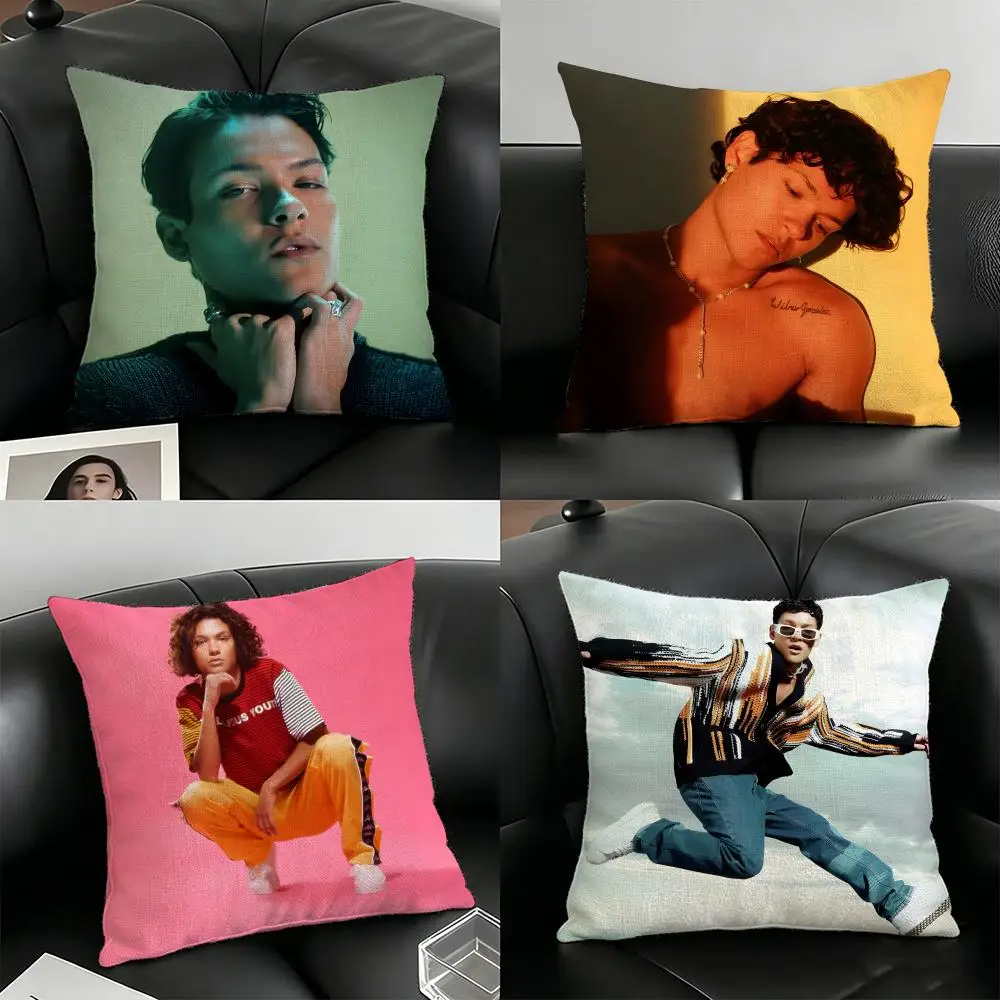 SINGER Omar R-Rudberg Pillow Case Linen Pillow Covers Cover For Couch Living Room Bench Patio Floor Linen Home Decor