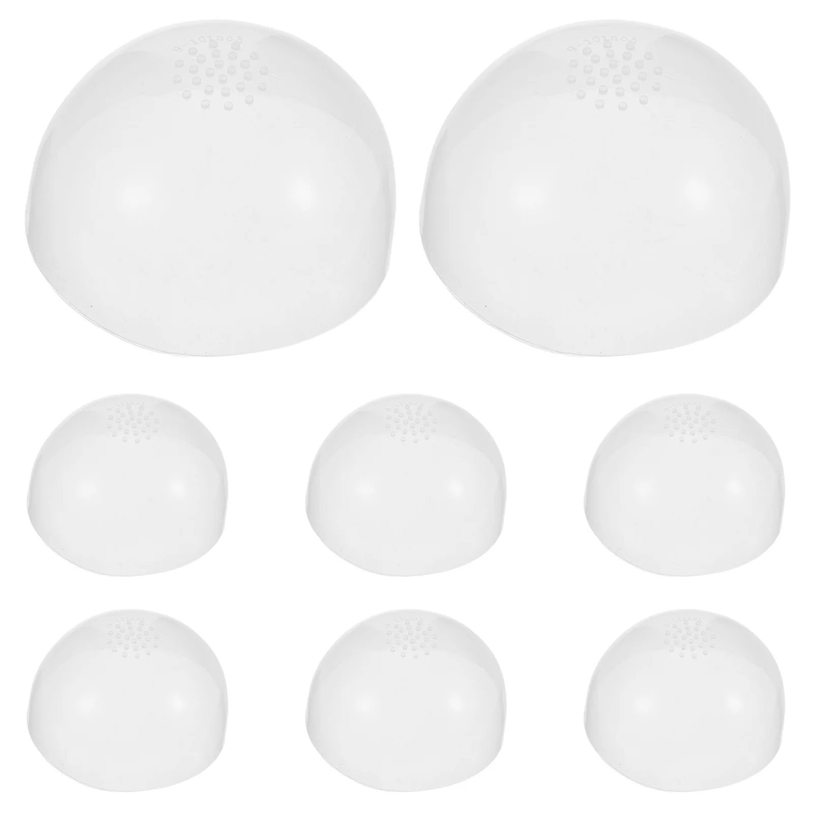 หมวกซิลิโคน 8 ชิ้น สำหรับป้องกันการลื่น ยืดหยุ่นสูง สำหรับศีรษะขนาด 22-24 ซม. ปกป้องผมขณะจัดแต่งทรง