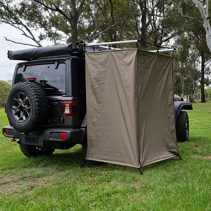 Waterproof Car Side Awning Shower Tent Oxford Fabric Privacy Changing Room Portable Toilet