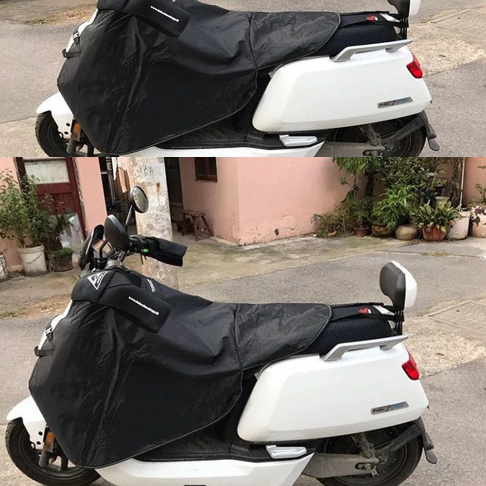 Joelho mais quente protetor perna capa para scooters motocicleta inverno colcha à prova de vento repelente água para honda para vespa