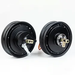 10 inch 300-10 48-60/60-72v0.8/1/1.2/1.5kw drum/disc brake brushless in-wheel motor electric bicycle tricycle modified motor