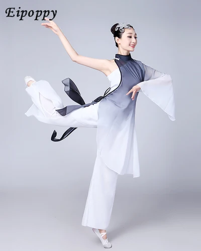 زي الرقص الشعبي الصيني التقليدي للنساء ، أزياء الرقص للأطفال ، فستان أطفال فتاة يانغكو ، ملابس يانغجي