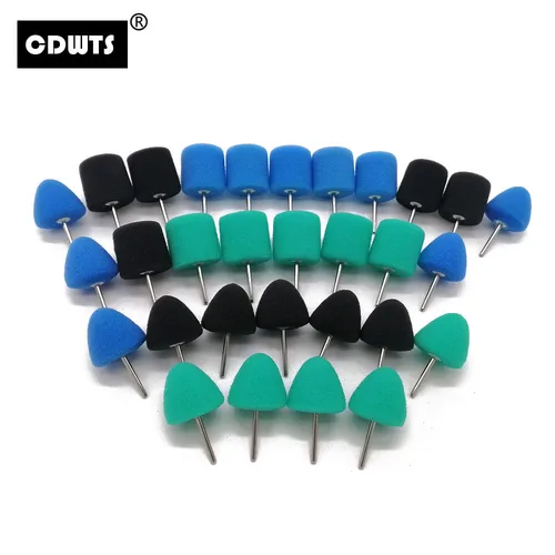 CDWTS-almohadillas de rebabas para pulido y pulido de detalles de automóviles, uso de pulido y pulido en herramientas rotativas Dremel