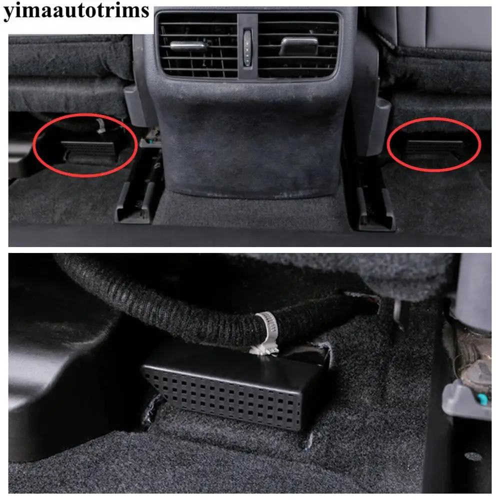 

For Mazda 3 2019 - 2025 / CX-30 2020 - 2025 Seat Under Floor Air AC Heater Vent Outlet Plastic Protective Cover Trim Accessories
