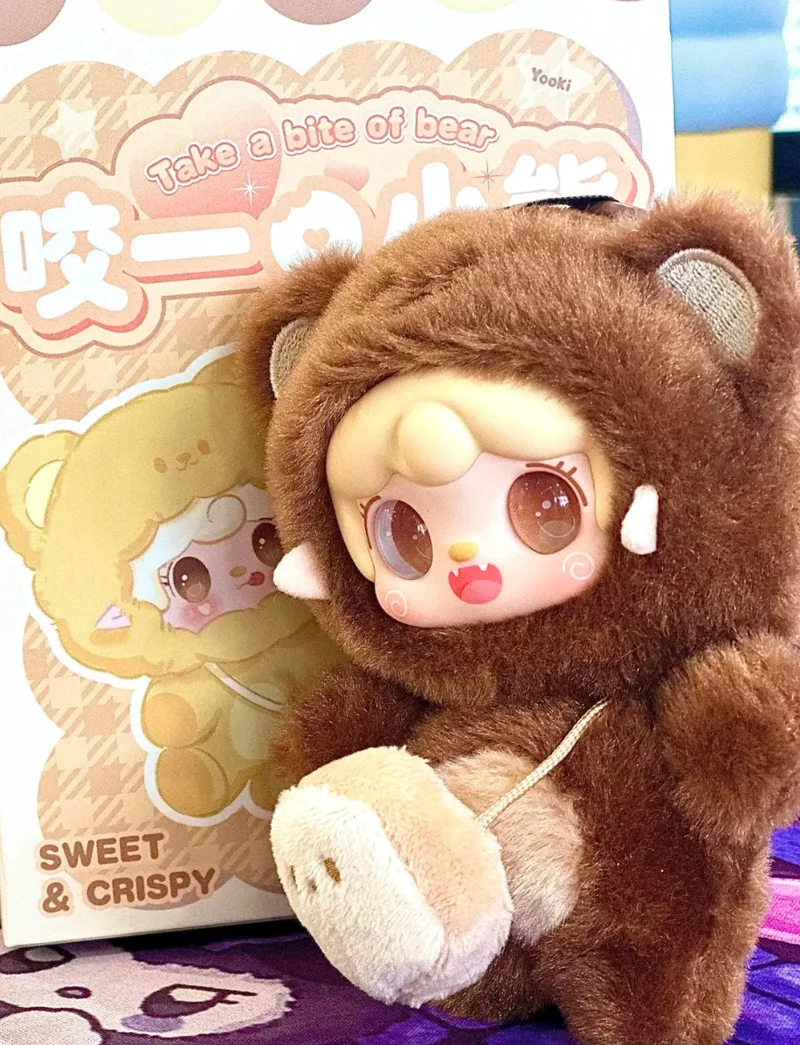 

Yooki V4 кулон медведь серии виниловая лицевая глухая коробка милая коллекция кукол фигурка модная игрушка в подарок для детей на складе