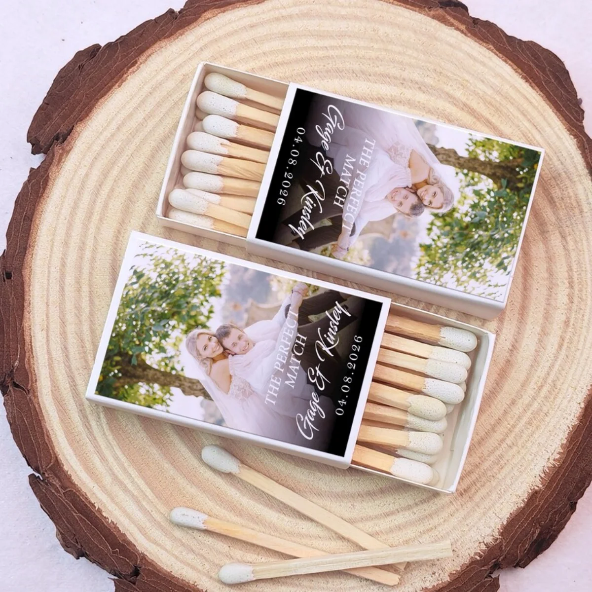 the-perfect-match-custom-photo-wedding-matchboxes-personalized-matches-for-engagement-anniversary-unique-wedding-favors-in-b