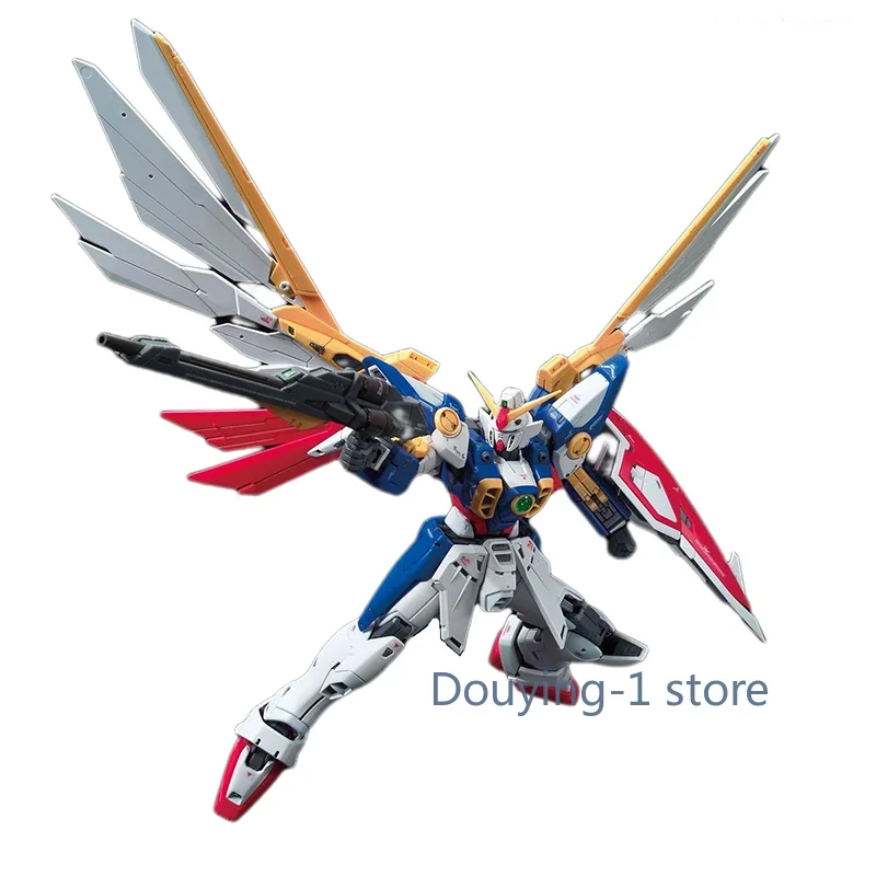 

Оригинал в наличии, оригинальная модель Bandai 1/144 WING GUNDAM EW RG в сборе, игрушки, экшн-фигурка